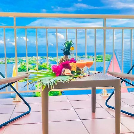 Magnifique Appartement Fleurs Caraibes - 6 Personnes En Residence Avec Piscine Privee - Sainte Anne Exterior foto