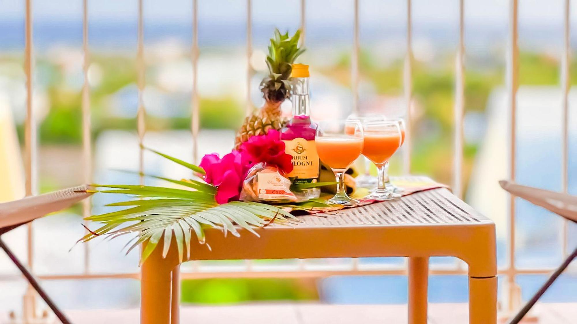Magnifique Appartement Fleurs Caraibes - 6 Personnes En Residence Avec Piscine Privee - Sainte Anne Exterior foto
